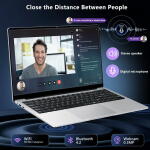 KUU 15.6" Laptop, Celeron, 8GB RAM, 256GB SSD, FHD IPS, Windows 11