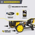 Champion Power Equipment 7850/6250 Watt Dual Fuel Portable Generator with CO Shield Recoil Start (201463)