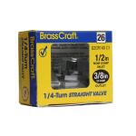 BrassCraft 1/2 in. Compression Inlet x 3/8 in. Compression Outlet Straight Valve (G2CR14X C1)