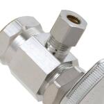 BrassCraft 1/2 in. FIP Inlet x 1/4 in. Compression Outlet Multi-Turn Angle Valve (OR07X C1)