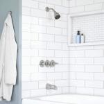 Glacier Bay Aragon 3 Handle 1-Spray Tub and Shower Faucet 1.8 GPM in Chrome (Valve Included)