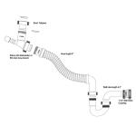 SnappyTrap 1-1/2 in. All-in-One Drain Kit for Single Bowl Kitchen Sinks, Bar Sinks and Utility Sinks (DK-100)