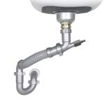 SnappyTrap 1-1/2 in. All-in-One Drain Kit for Single Bowl Kitchen Sinks, Bar Sinks and Utility Sinks (DK-100)