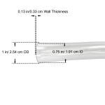 Everbilt Plumbing 0.75 in. x 10 ft. Clear PVC Vinyl DWV Tube (714565)