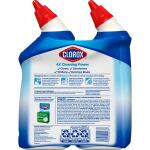 Clorox 24 oz. Toilet Bowl Cleaner with Bleach, Rain Clean Scent – 2-Pack (4460000273)