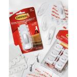 Command Poster Strips, White, Damage Free Decorating, 136 Command Strips (17024-136ES)