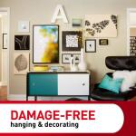 Command Medium and Large Picture Hanging Strips, White, Damage Free Decorating, 12 Medium Pairs and 16 Large Pairs (17209-28ES)