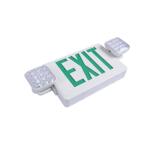 Commercial Electric Combo 14-Watt Equivalent Integrated LED White Exit Sign and Emergency Light with Ni-Cad 9.6-Volt Battery (EECLEDRG120277)