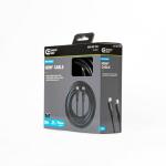 Commercial Electric 25 ft. DELUXE HDMI CABLE-Black (HD1386)