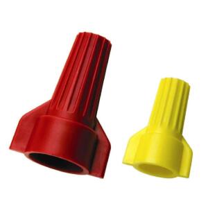 Commercial Electric Assorted (Yellow and Red) Winged Wire Connectors (180-Pack) (EWA-180)
