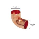 Everbilt 1/2 in. Wrot Copper 90-Degree Cup x Cup Elbow Fitting Pro Pack 50-Pack (MPP607HD12)