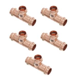 Viega ProPress 3/4 in. Press Copper Tee 5-Pack (77460)