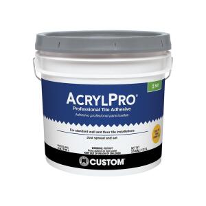 Custom Building Products AcrylPro 3.5 Gal. (14 qt.) Tile & Stone 72 Hr. Dry Time Professional Tile Adhesive (ARL40003)
