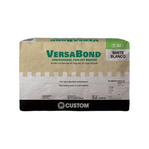 Custom Building Products VersaBond 50 lb. White Professional Polymer-Modified Thinset Mortar (MTSW50)