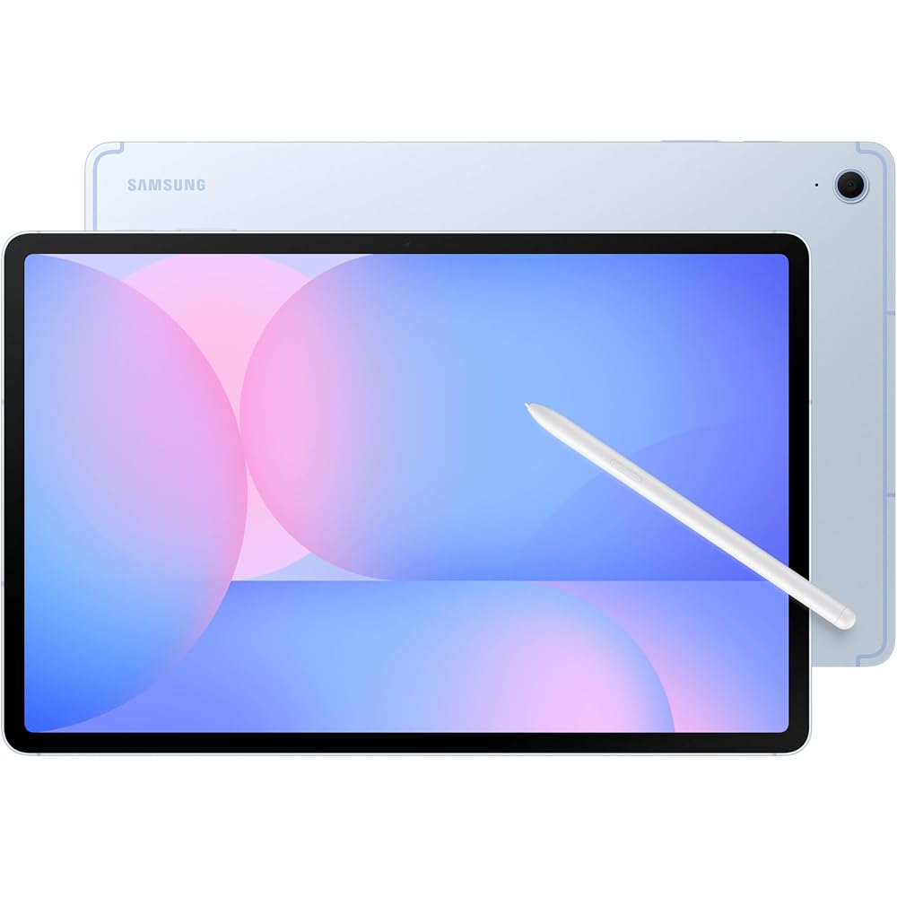 256GB, Large Display, Long Battery Life, Exynos 1580 Processor, IP68 Water-Resistant, 90 Hz Refresh, S Pen for Note-Taking, US Version (Blue)