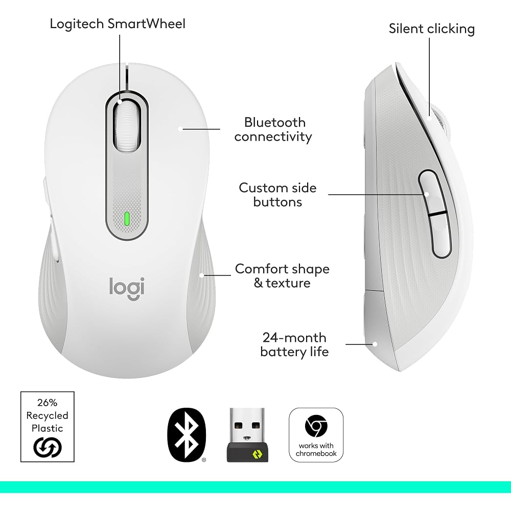Logitech Signature M650 Wireless Mouse - Image 7