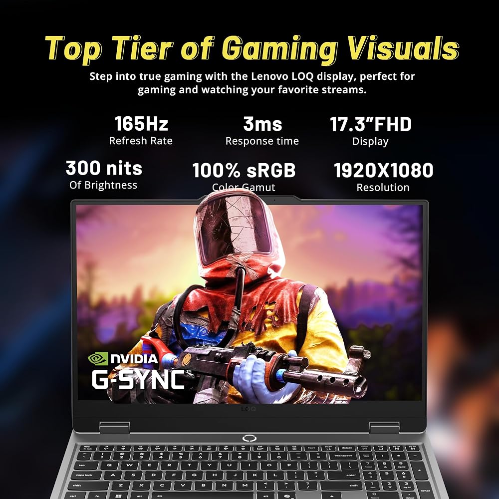 Lenovo LOQ 17.3" FHD 165Hz Gaming Laptop - Image 3