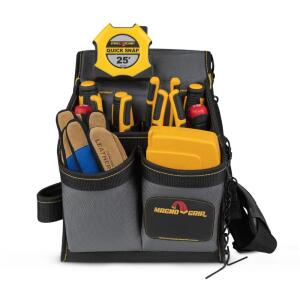 MagnoGrip 20-Pocket Electricians Pouch with Padded Shoulder Strap (006-598)