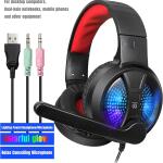 Gaming Keyboard and Mouse,Headphones,Mouse pad，All in One Combo for PC Gamers and Xbox and PS4 Users