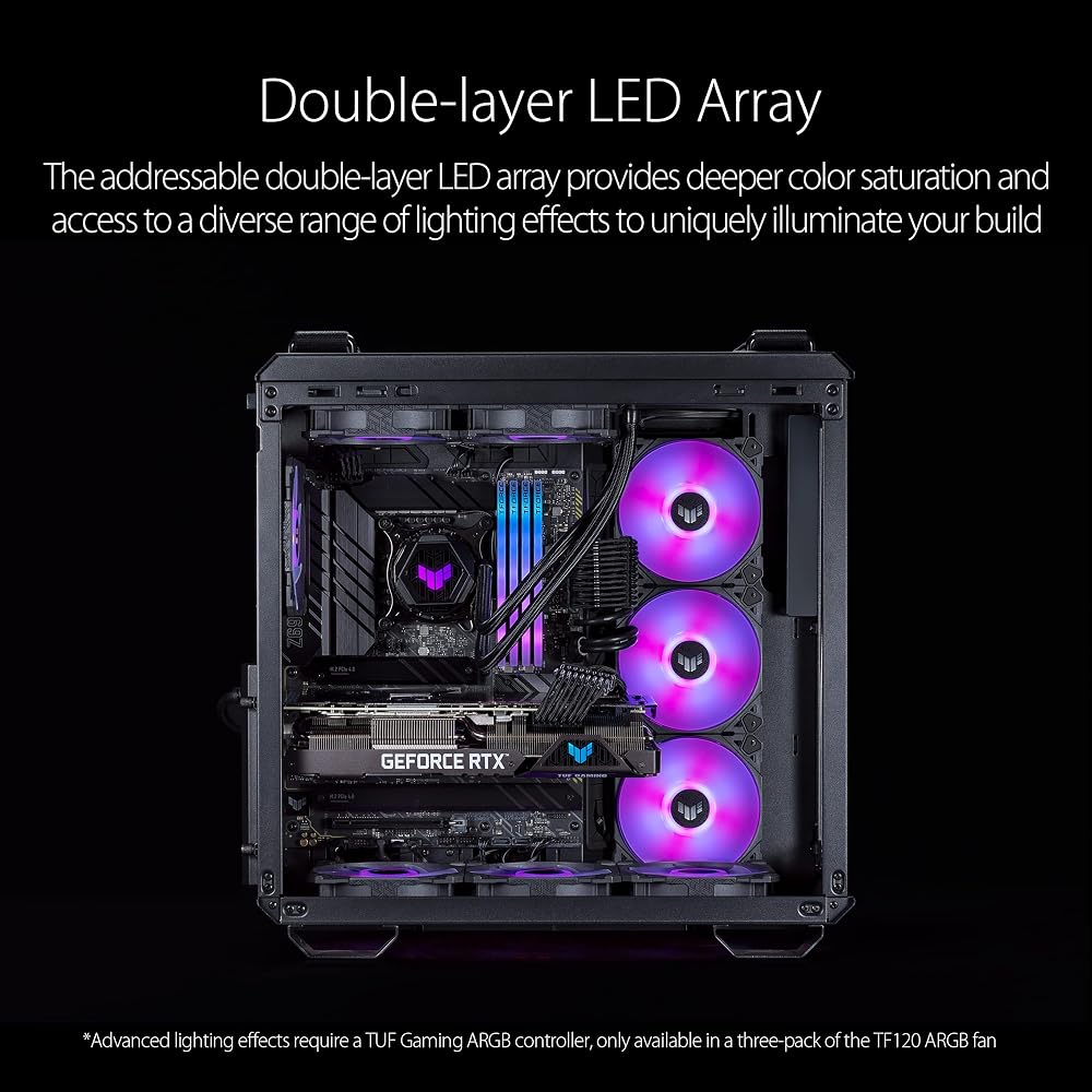 ASUS TUF Gaming TF120 ARGB Chassis Fan - Image 3