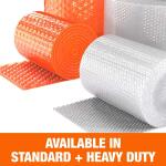 Pratt Retail Specialties 24 in. x 90 ft. Clear Bubble Cushion (24X90HEMIBUB)