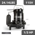Everbilt 1/3 HP Cast Iron Sump Pump (HDS30)