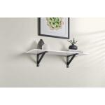 Everbilt 11.5 in. x 7.5 in. Black Wooden Bracket (27794PKLHD-2)