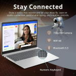 HP 15.6" HD Touch i3-1215U 16GB/512GB – Win11 Pro, Silver