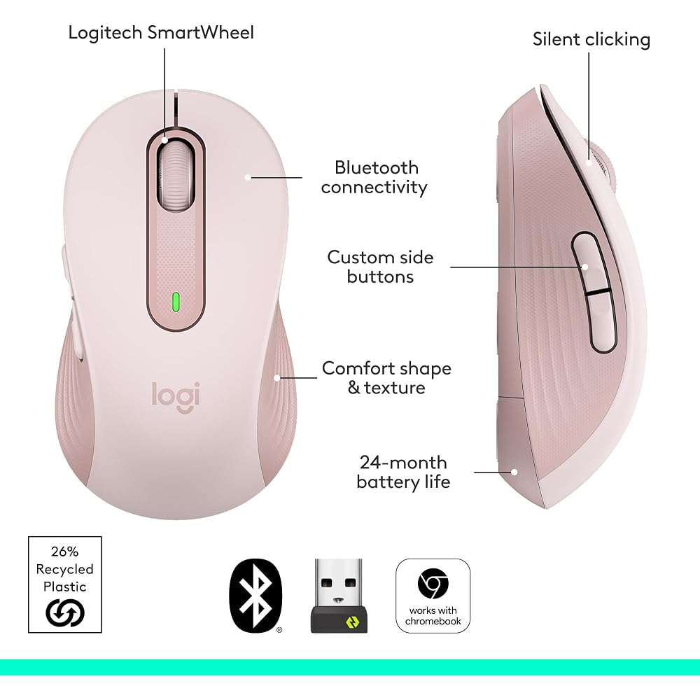 Logitech Signature M650 Wireless Mouse - Image 7