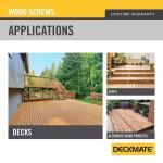 DECKMATE #9 x 3-1/2 in. Red Torx Flat-Head Wood Deck Screw (5 lbs. / 280-Piece) (115974)