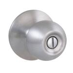 Defiant Saturn Stainless Steel Bed/Bath Door Knob (32T3610B)