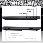 HP Victus 15.6" FHD 144Hz Gaming, Ryzen 5 8645HS, RTX 4050, 32GB, 2TB, W11H