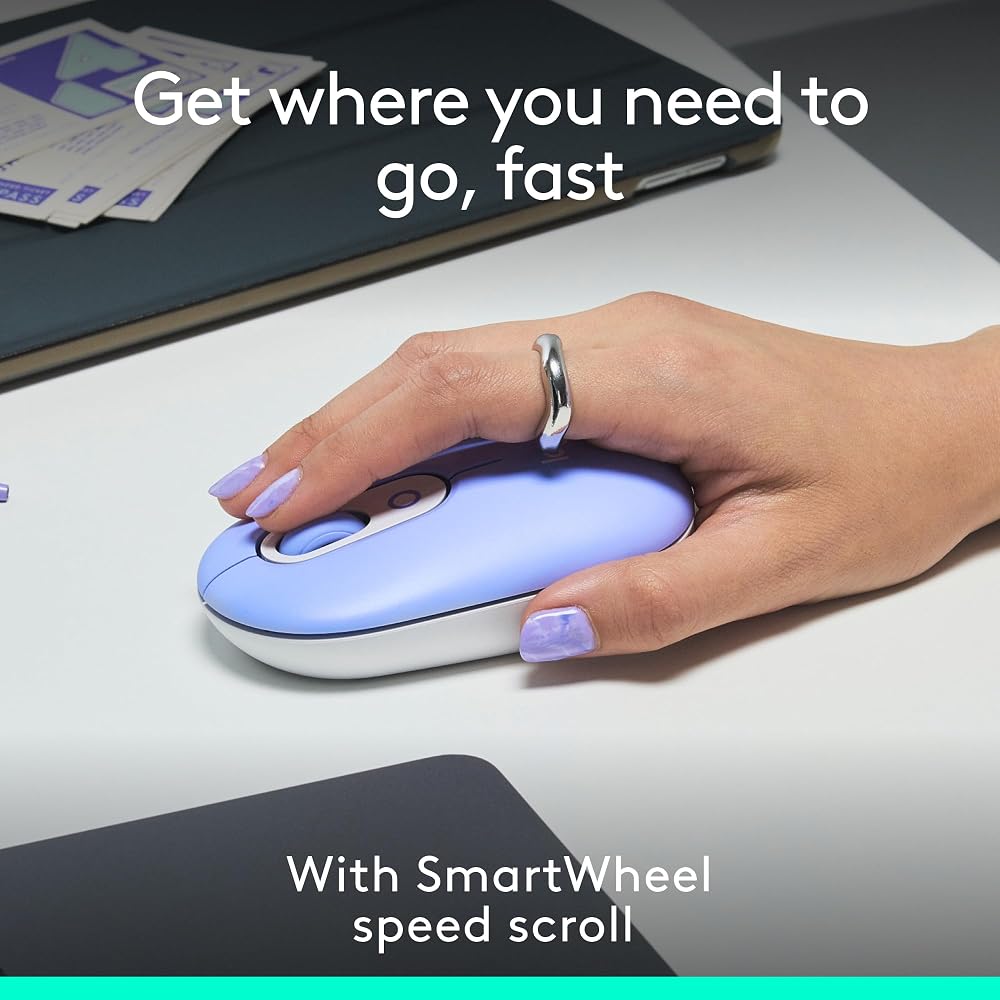 Logitech POP Mouse, Compact and Portable Wireless Bluetooth - Image 3
