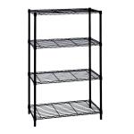 HDX 4-Tier Steel Wire Shelving Unit in Black (36 in. W x 54 in. H x 14 in. D) (21436BPS)