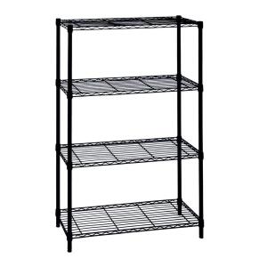 HDX 4-Tier Steel Wire Shelving Unit in Black (36 in. W x 54 in. H x 14 in. D) (21436BPS)