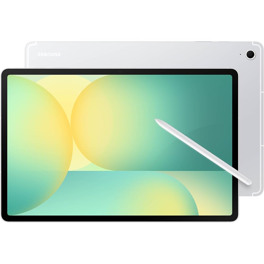 128GB, Large Display, Long Battery Life, Exynos 1580 Processor, IP68 Water-Resistant, 90 Hz Refresh, S Pen for Note-Taking, US Version (Silver)
