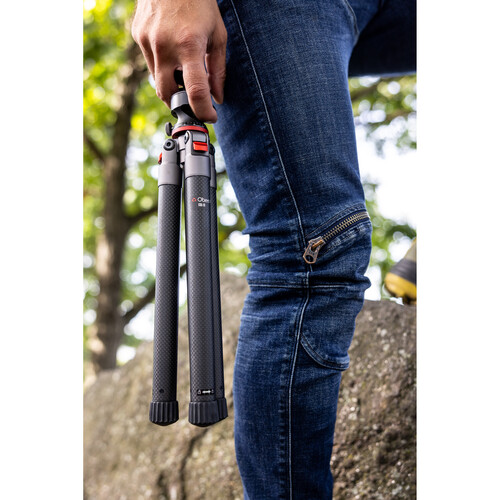 Oben CQL-13 Compact Carbon Fiber Travel Tripod with Ball Head - Image 8