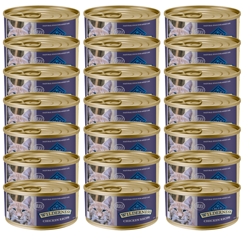 Blue Buffalo® Wilderness&trade;  Adult Wet Cat Food - Grain Free, Pate, - Chicken