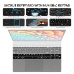 TECLAST 15.6" Windows 11 Pro Laptop, Intel N95 Quad-Core, 16GB RAM, 512GB SSD, FHD IPS, WiFi 6, Bluetooth 5.0