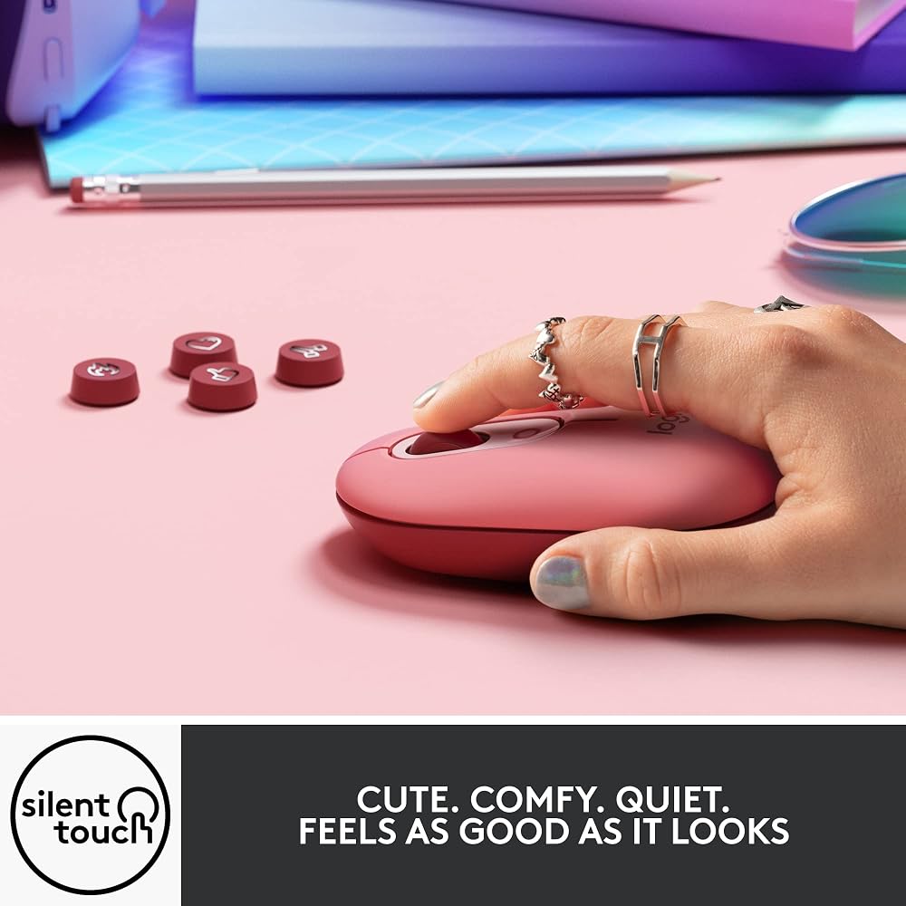 Logitech POP Mouse, Compact and Portable Wireless Bluetooth - Image 4