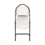 HDX Earth Tan Plastic Seat Outdoor Safe Folding Chair (CH174207)