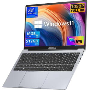 KAMRUI 15.6" FHD Laptop, N97, 16GB RAM, 512GB SSD, Win 11 Pro