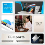 ASUS Vivobook Go 15.6", i3-N305, 8GB RAM, 128GB UFS, Cool Silver