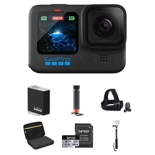 GoPro HERO12 Camera Mounting Accessory Bundle - Black - Image 1