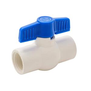 Everbilt 3/4 in. x 3/4 in. Sch. 40 PVC FPT x FPT Threaded Ball Valve (107-134HC)