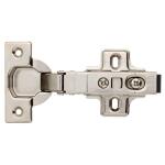 Everbilt 5 Pair Framelesss 35 mm 110-Degree Full Overlay Soft Close Nickel Cabinet Hinge (10 Pieces) (H32636C-NP-U10)