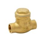 Everbilt 1/2 in. Brass Sweat x Sweat Solder Swing Check Valve (101-503EB)