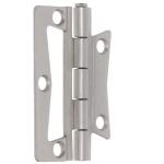 Everbilt 2-1/2 in. Satin Nickel Non-Mortise Hinges (2-Pack) (29157)