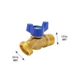 Everbilt 1/2 in. Brass MIP Hose Bibb Valve (102-353EB)