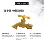 Everbilt 1/2 in. x 1/2 in. MIP Brass Hose Bibb Valve (103-003EB)